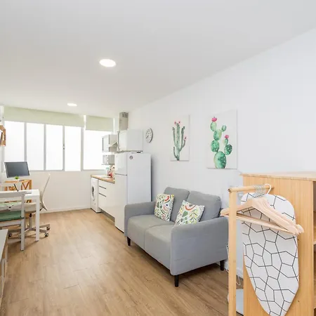Las Canteras Beach - Bright Studio - Workfriendly 아파트
