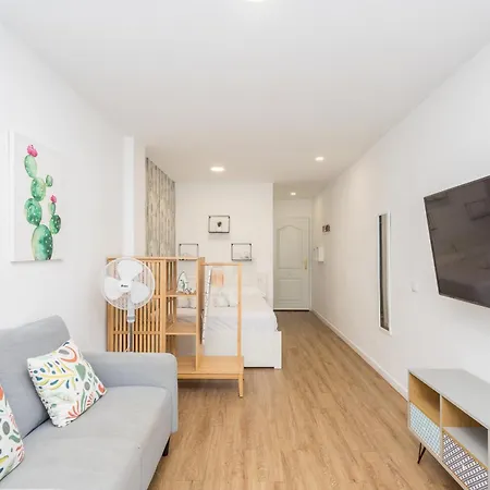 아파트 Las Canteras Beach - Bright Studio - Workfriendly 라스팔마스